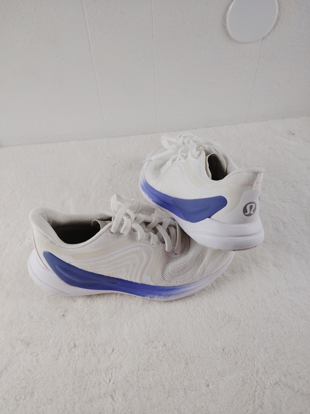 Lululemon White & Purple Running Shoes